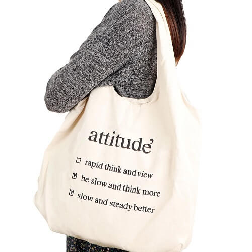 Canvas White Tote Bag