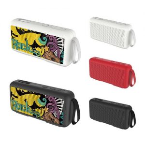 Bluetooth speaker with custom print