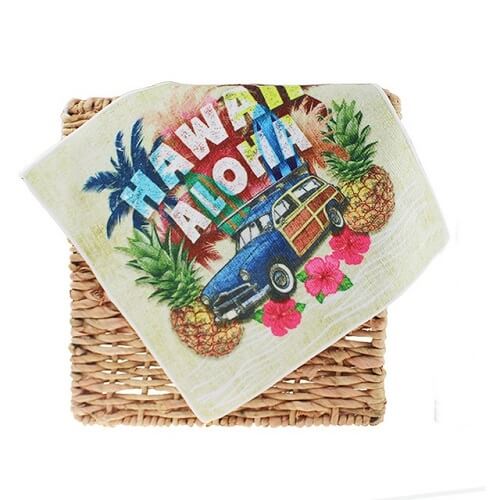 Customized Print Cotton Handkerchief-Main Feature Customized Print Cotton Hand Towel