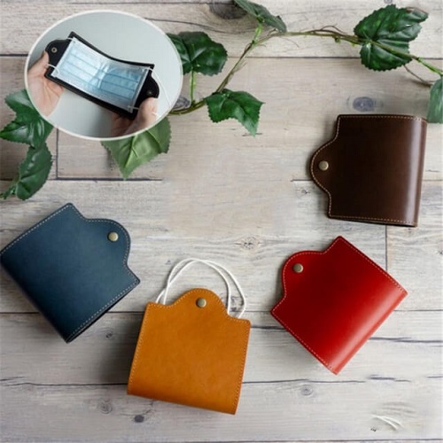PU Leather Face Mask Storage Folder-Picture 2 PU Leather Face Mask Storage Folder Picture 2