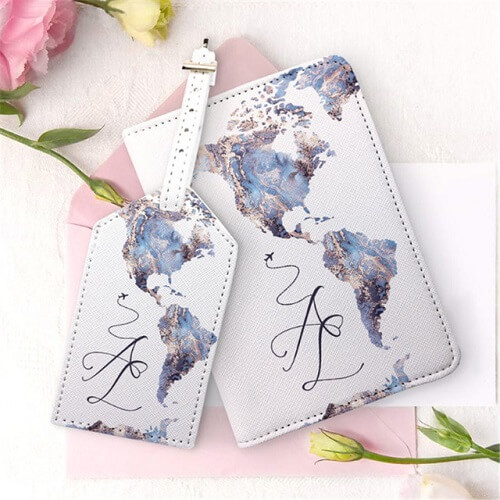 PU Leather Passport Holder-Picture 4 Singapore PU leather Passport holder with digital print