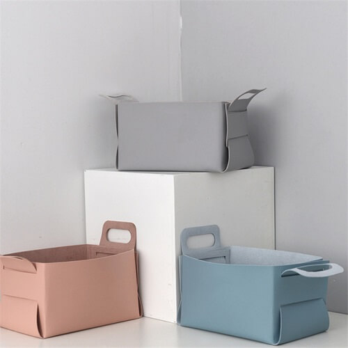 PU Leather Storage Basket-Picture 3 PU Leather Storage Basket Picture 3