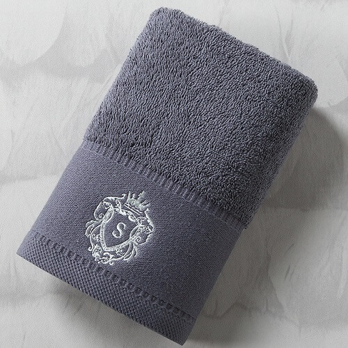 Custom Logo Print Classic Hotel Bath Towel