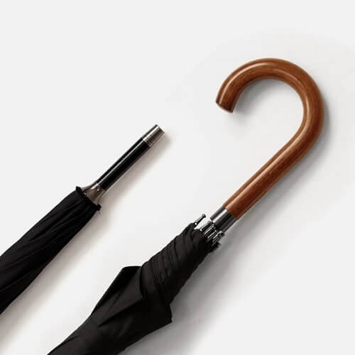 Custom Logo Wooden Long Handle Umbrella-Picture 4 Custom Logo Wooden Long Handle Umbrella