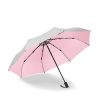 Custom Print Titanium Silver Tri-Fold Umbrella-Picture 5 Custom Print Titanium Silver Tri-Fold Umbrella