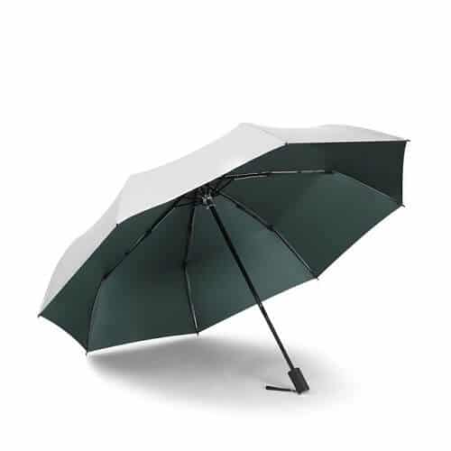 Custom Print Titanium Silver Tri-Fold Umbrella-Picture 7 Custom Print Titanium Silver Tri-Fold Umbrella