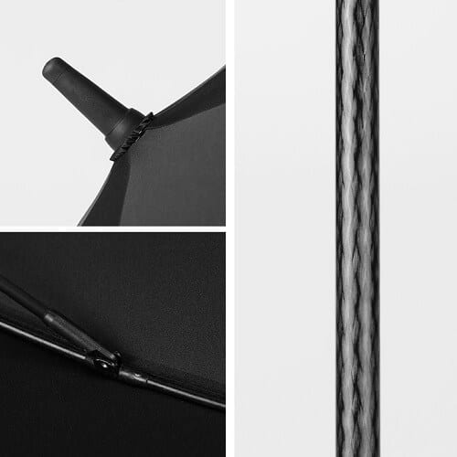 Customized Logo Classic Long Handle Automatic Umbrella-Picture 8 Customized Logo Classic Long Handle Automatic Corporate Umbrella