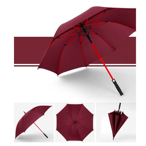 Customized Logo Printing Long-Handle Automatic Corporate Umbrella-Picture 4 Customized Logo Printing Long-Handle Automatic Corporate Umbrella