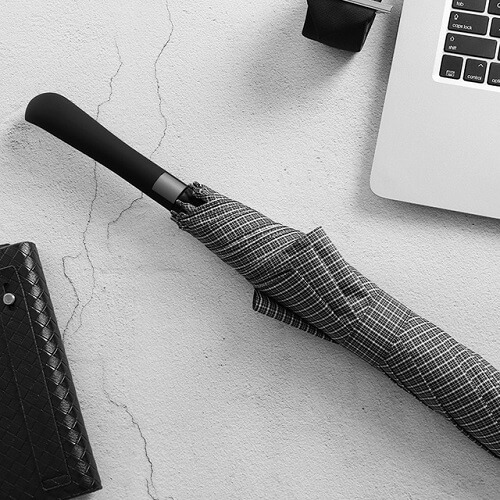 Logo Printed Long-Handle Automatic Corporate Umbrella-Picture 4 Logo Printed Long-Handle Automatic Corporate Umbrella
