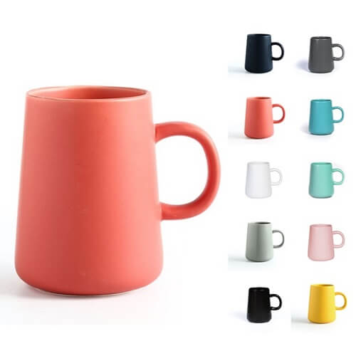 Singapore Wholesale Frosted Solid Ceramic Mug-Main Feature custom printed coffee mug singapore wholesale