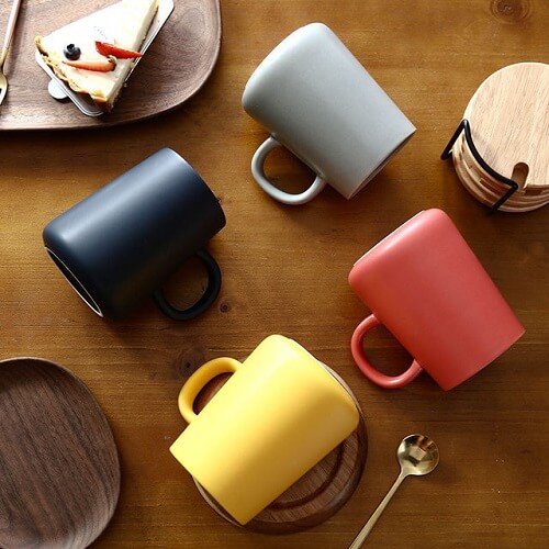 Singapore Wholesale Frosted Solid Ceramic Mug-Picture 3 Singapore Wholesale Frosted Solid Ceramic Mug Picture 3