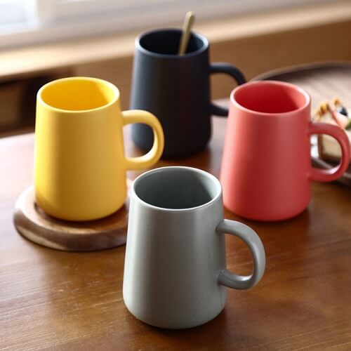 Singapore Wholesale Frosted Solid Ceramic Mug-Picture 4 Singapore Wholesale Frosted Solid Ceramic Mug Picture 4