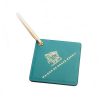 Custom Logo Print Cowhide Leather Luggage Tag- Main Feature Personalised Corporate Leather gifts Singapore supplier