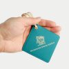 Custom Logo Print Cowhide Leather Luggage Tag- Picture 6 Custom Logo Print Cowhide Leather Luggage Tag Picture 6