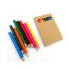 Custom Logo Print Natural Wooden 8PC Set Colour Pencils- Picture 4 Custom Logo Print Natural Wooden 8PC Set Colour Pencils Picture 4