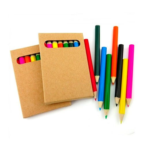 Custom Logo Print Natural Wooden 8PC Set Colour Pencils- Picture 6 Custom Logo Print Natural Wooden 8PC Set Colour Pencils Picture 6
