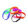Custom Logo Print Silicone Bracelet USB Flash Drive Picture 5