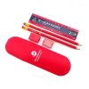 Custom Made Logo Print Stationery Set With Red Pencil Case- Main Feature Customized stationery printing singapore