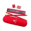 Custom Made Logo Print Stationery Set With Red Pencil Case- Picture 5 Custom Made Logo Print Stationery Set With Red Pencil Case Picture 5