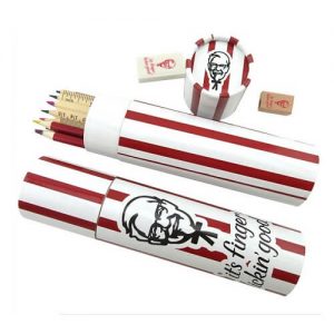 Custom stationery color pencil set singapore wholesaler
