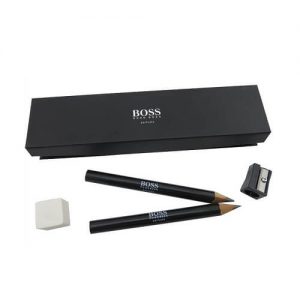 Yunna Classy Customized Logo Print Stationery Set With Black Gift Box