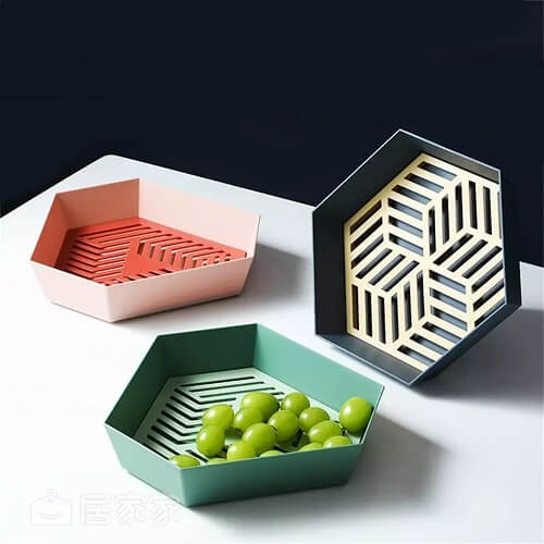 Singapore Wholesaler Geometry Drain Basket- Picture 4 Singapore Wholesaler Geometry Drain Basket Picture 4
