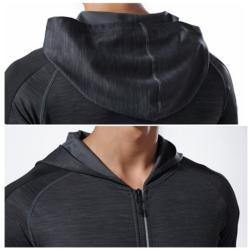 Custom Made Logo Print Gym Sport Long Sleeve Hoodies Picture 8