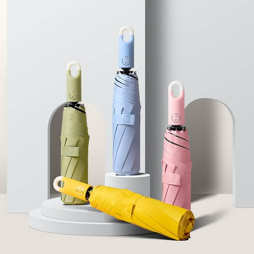 Singapore Wholesaler Rotating Hook Automatic Umbrella- Picture 2 Printed Rotating Hook Automatic Umbrella