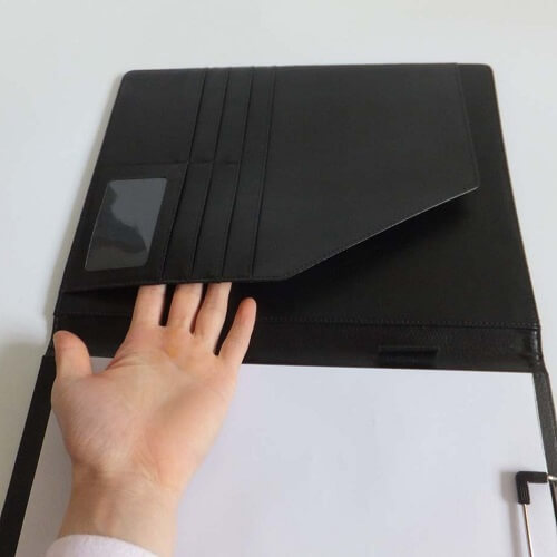 Custom Logo Print Multifunctional PU Leather File Folder- Picture 4 Custom Logo Print Multifunctional PU Leather File Folder Picture 4