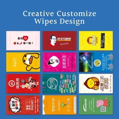 Custom Tissue Paper Box Custom Sanitizer Wet Wipe Picture 3