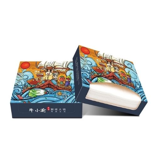 Custom Tissue Paper Box Singapore branded tissue paper