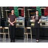 Singapore Wholesaler Short-Sleeved Restaurant Waiters Uniform-Picture 4 Singapore Wholesaler Short Sleeved Restaurant Waiters Uniform Picture 4