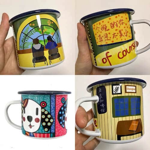 Custom Enamel Mug Custom Enamel Mug