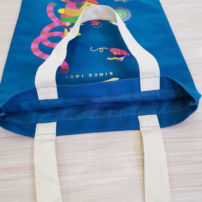 Custom Double Side Painted Canvas Tote Bag- Picture 4 Double Side Painted Canvas Tote Bag