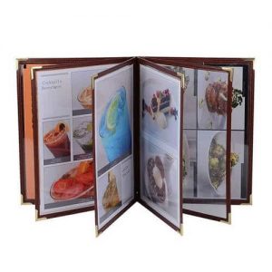 Custom Leather Menu Folder