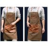 Custom Logo Print Denim Apron- Picture 4 Custom Logo Print Denim Apron Picture 4