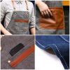 Custom Logo Print Denim Apron- Picture 5 Custom Logo Print Denim Apron Picture 5