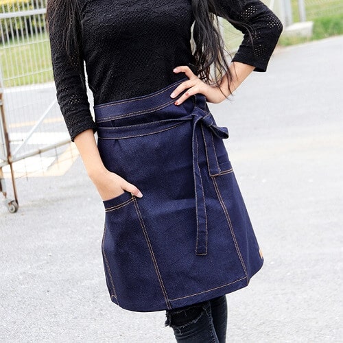 Customised Denim Waist Apron- Picture 2 Customised Denim Waist Apron Picture 2