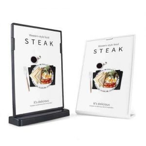 table menu stand singapore