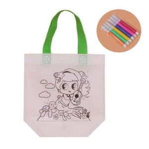 Activity tote bag drawing