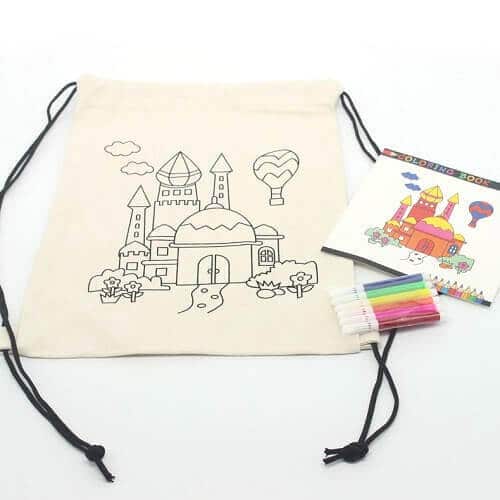 Activity tote bag drawing singapore