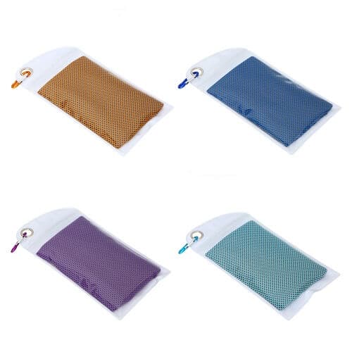 Singapore Supplier Cooling Towel In PVC Pouch Singapore Supplier Cooling Towel In PVC Pouch