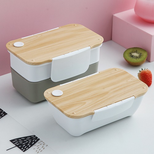 Custom Dual Layer Lunch Box- Picture 2 Custom Dual Layer Lunch Box Picture 2