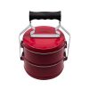 Custom Logo Print 2 Tiers Tingkat Container- Main Feature Custom Logo Print 2 Tiers Tingkat Container Main Feature