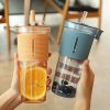 Custom Portable Tumbler With Reusable Straw- Picture 3 Custom Portable Tumbler With Reusable Straw Picture 3