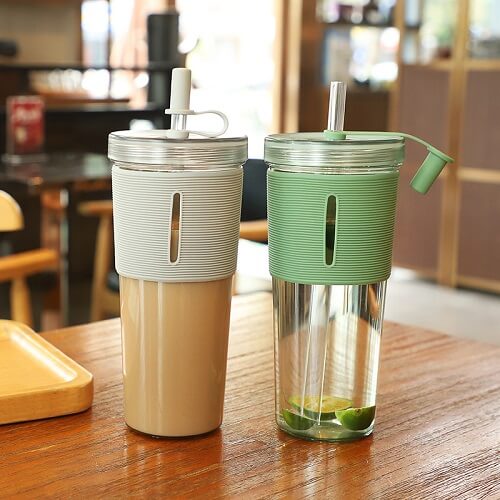 Custom Portable Tumbler With Reusable Straw- Picture 4 Custom Portable Tumbler With Reusable Straw Picture 4