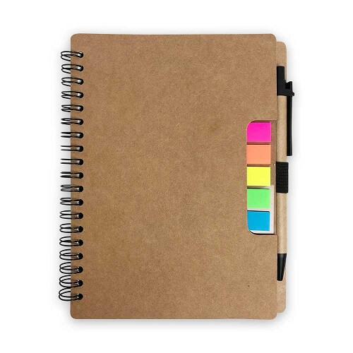 Customized Eco-Friendly Wire Bound Notebook With Pen Holder- Picture 2 Customized Eco Friendly Wire Bound Notebook With Pen Holder Picture 2