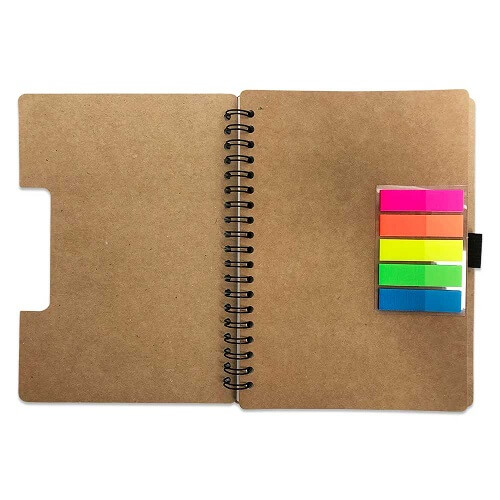 Customized Eco-Friendly Wire Bound Notebook With Pen Holder- Picture 3 Customized Eco Friendly Wire Bound Notebook With Pen Holder Picture 3