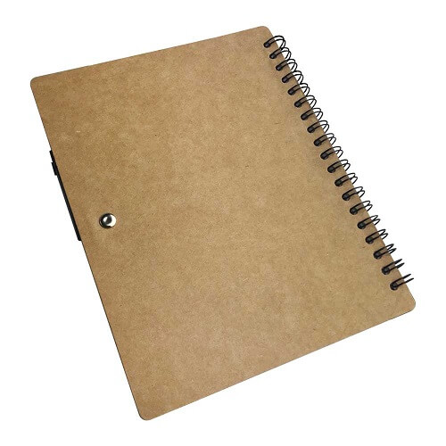 Customized Eco-Friendly Wire Bound Notebook With Pen Holder- Picture 5 Customized Eco Friendly Wire Bound Notebook With Pen Holder Picture 5