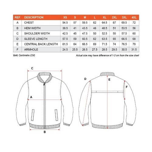 Customized Reversible Bomber Jacket Picture 5